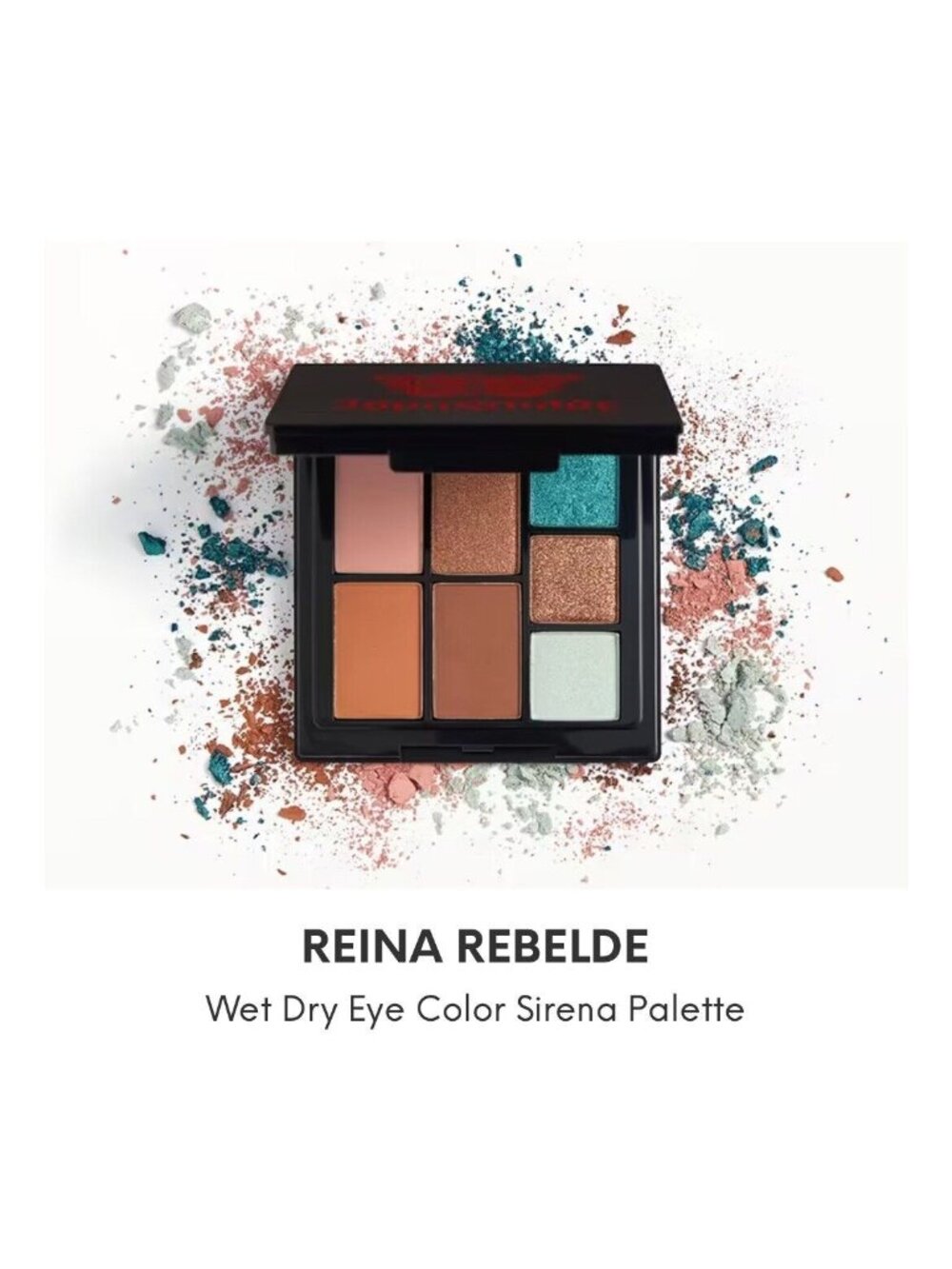 Reina Rebelde Sirena Wet Dry Eye Color 7-Shade Eyeshadow Palette - NEW